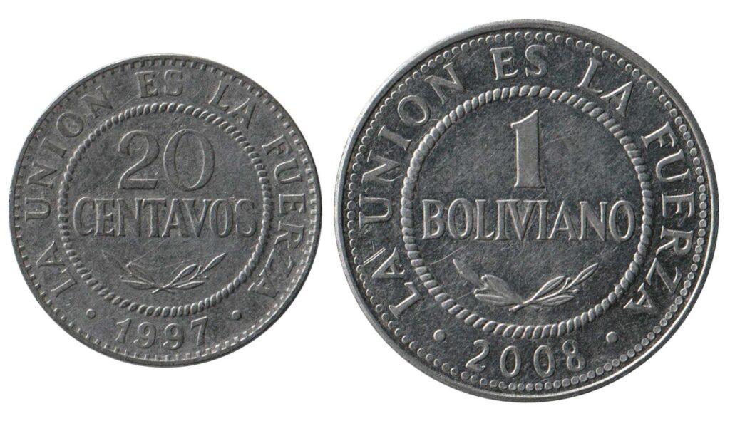 Bolivian Bolivianos coin series