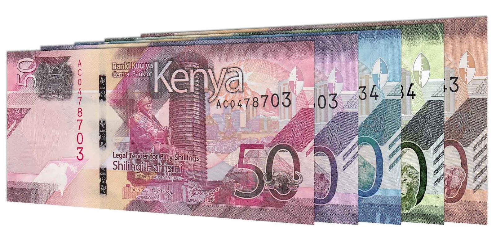 Current Kenya banknote series