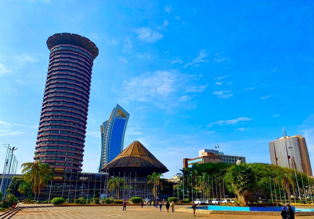 The convention center in Nairobi city center
