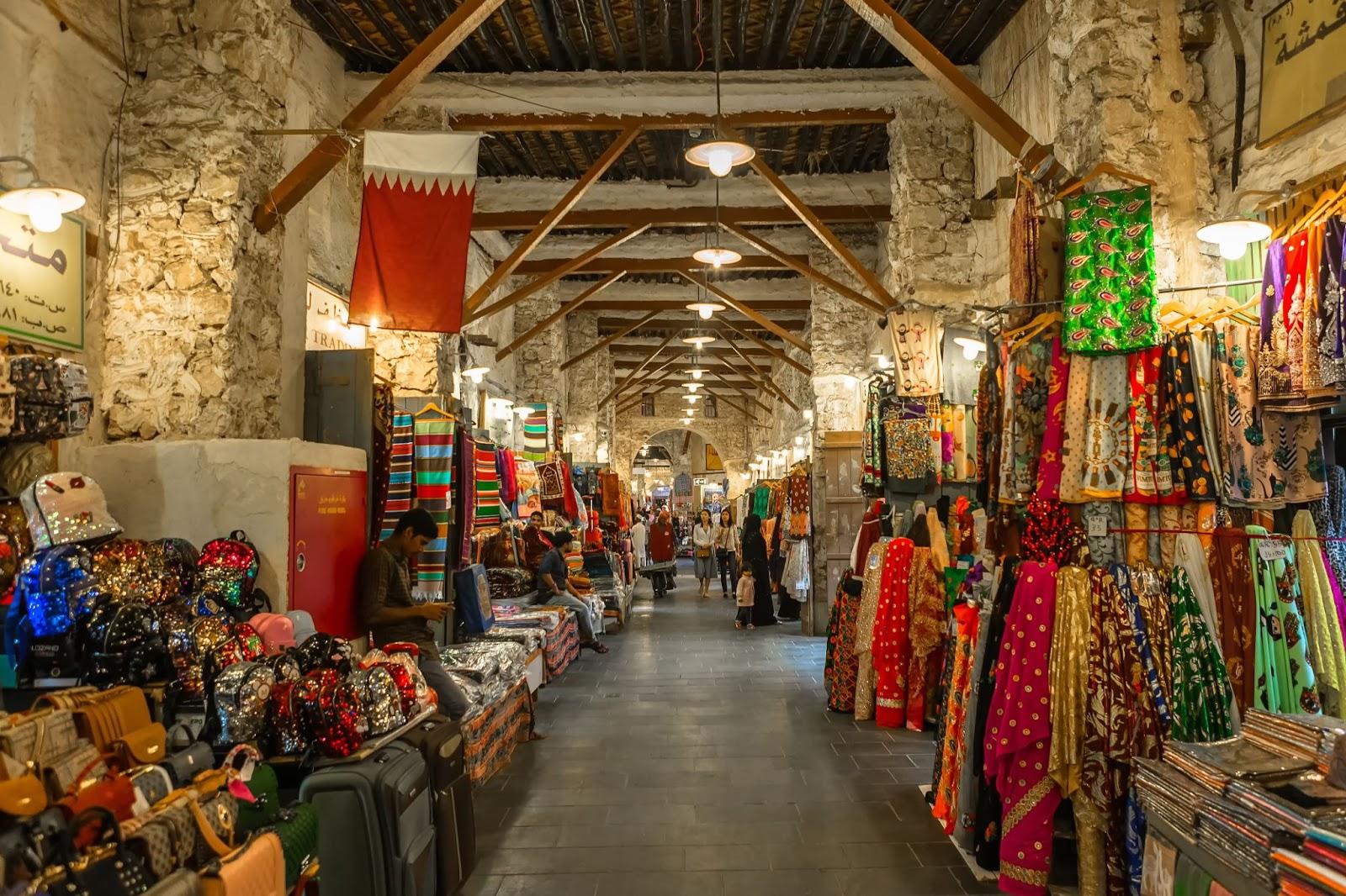 Souq Waqif is a souq in Doha, in the state of Qatar. The souq is noted for selling traditional garments, spices, handicrafts, and souvenirs.