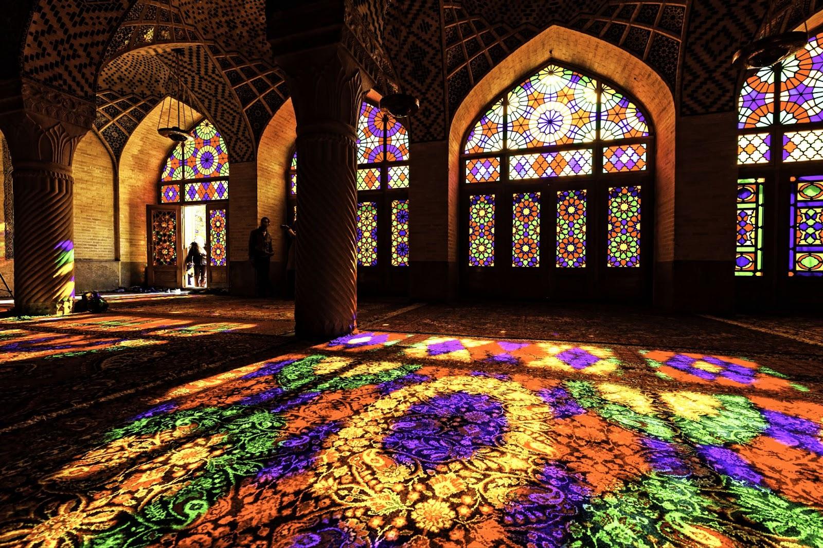 Nasir ol Molk Mosque is a traditional mosque in Shiraz, Iran. It is known as Masjed-e Naseer ol Molk in Persian and was built in 1876 - 1888
