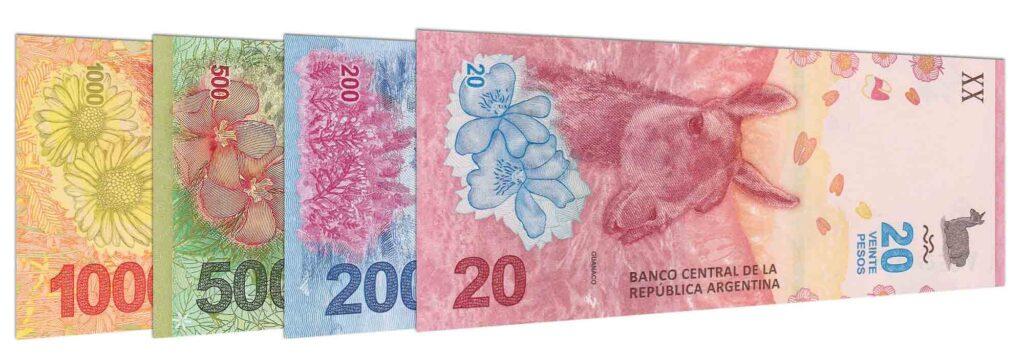 Argentine pesos banknote series