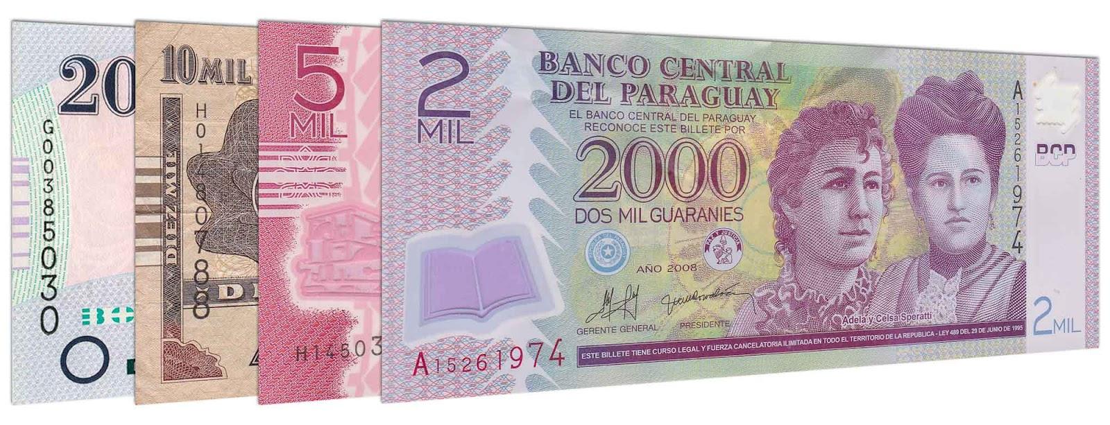 Current Paraguayan Guaraní banknote series
