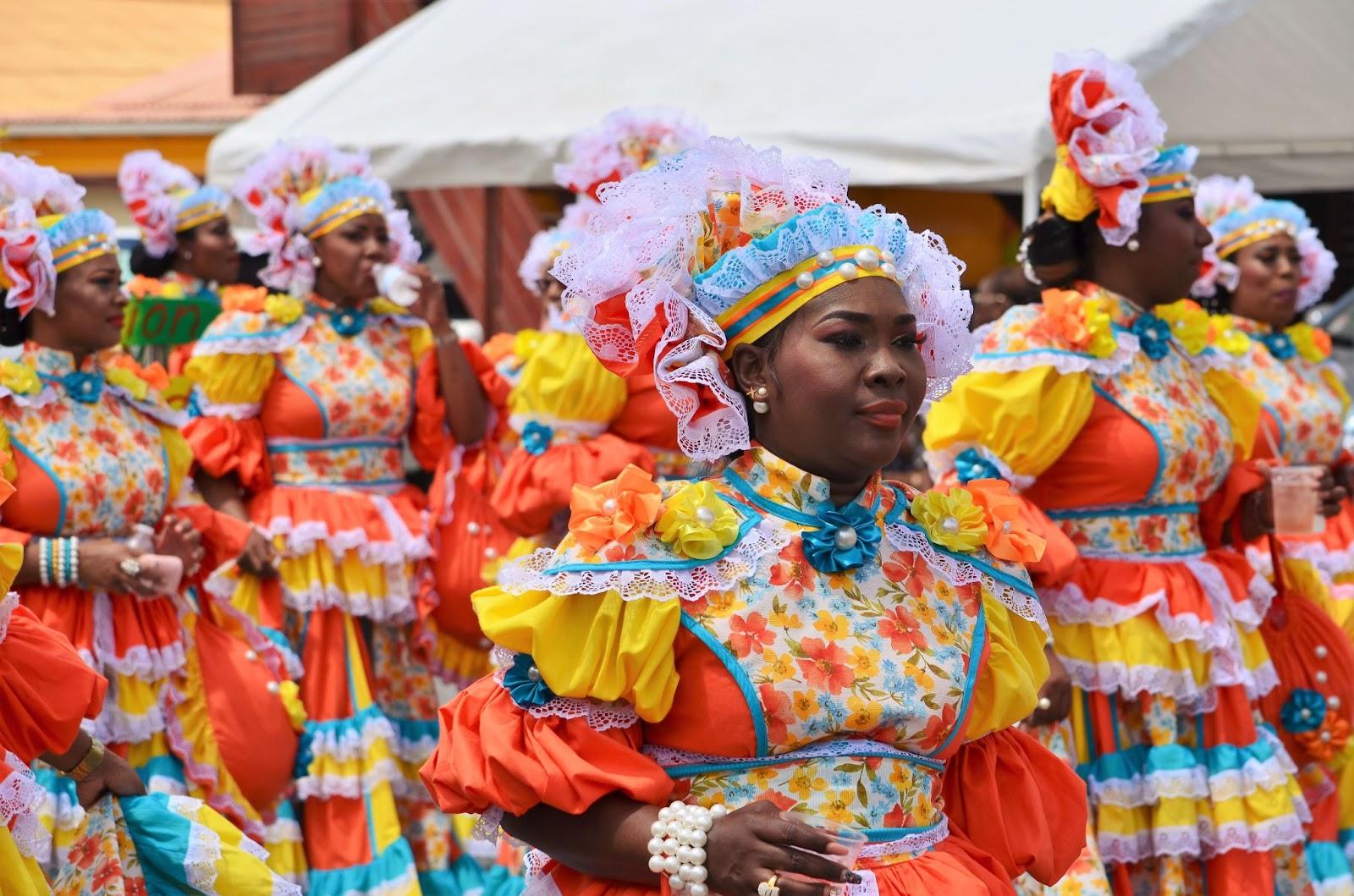 Easter parade on 21 april 2019 at Santa Maria, Curacao, Antilles