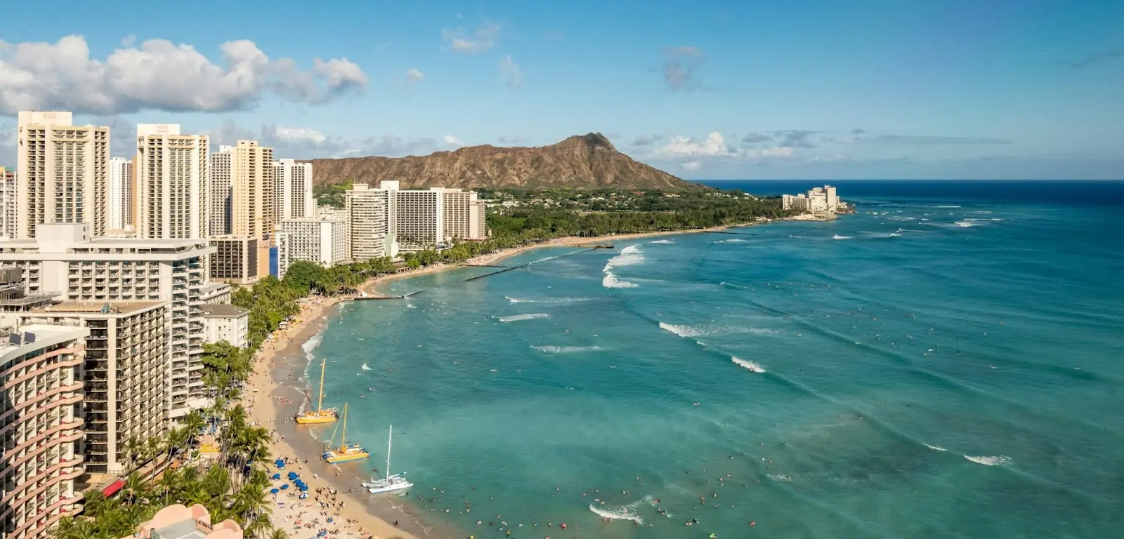 Waikīkī Beach, Honolulu.