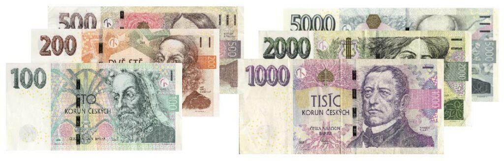 Czech Koruna banknote series