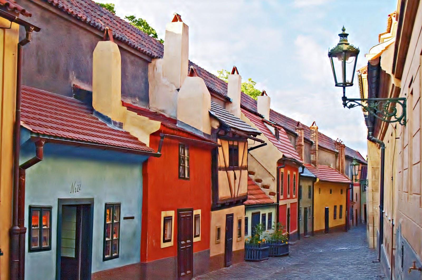 Golden Lane, Prague castle, Czech republic