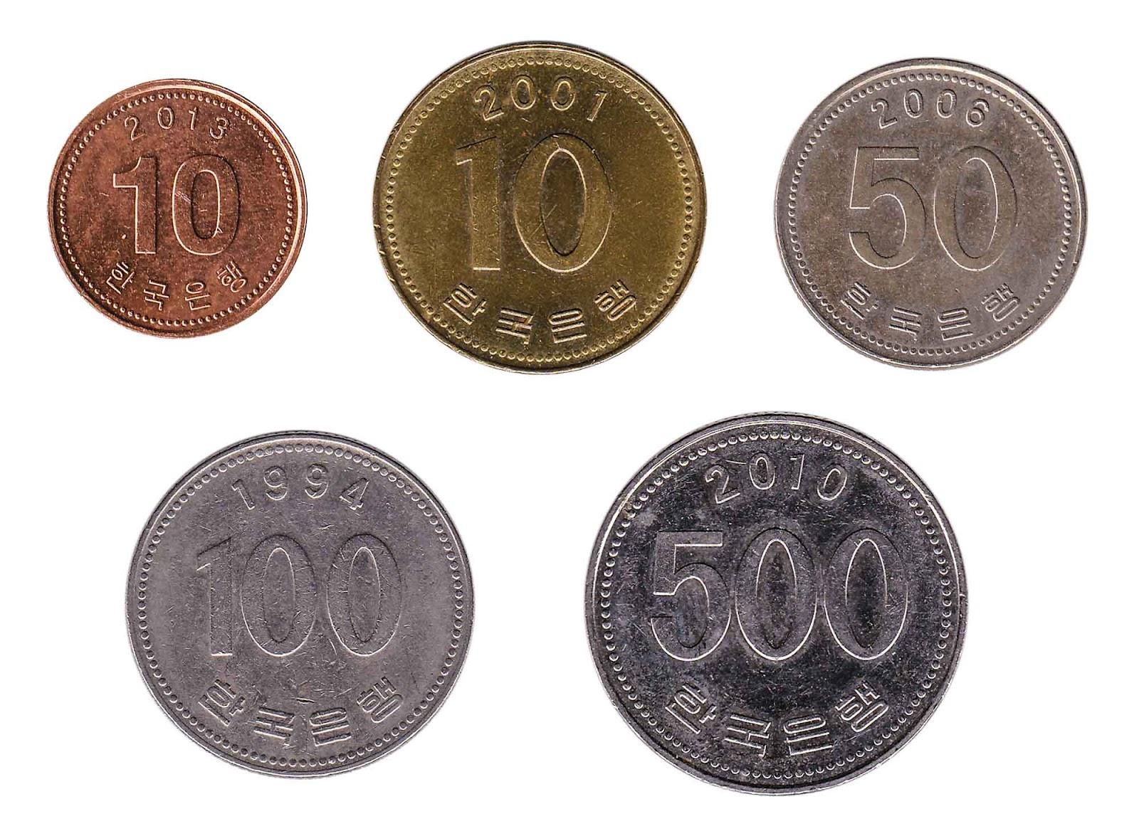 South Korean Won coin series 