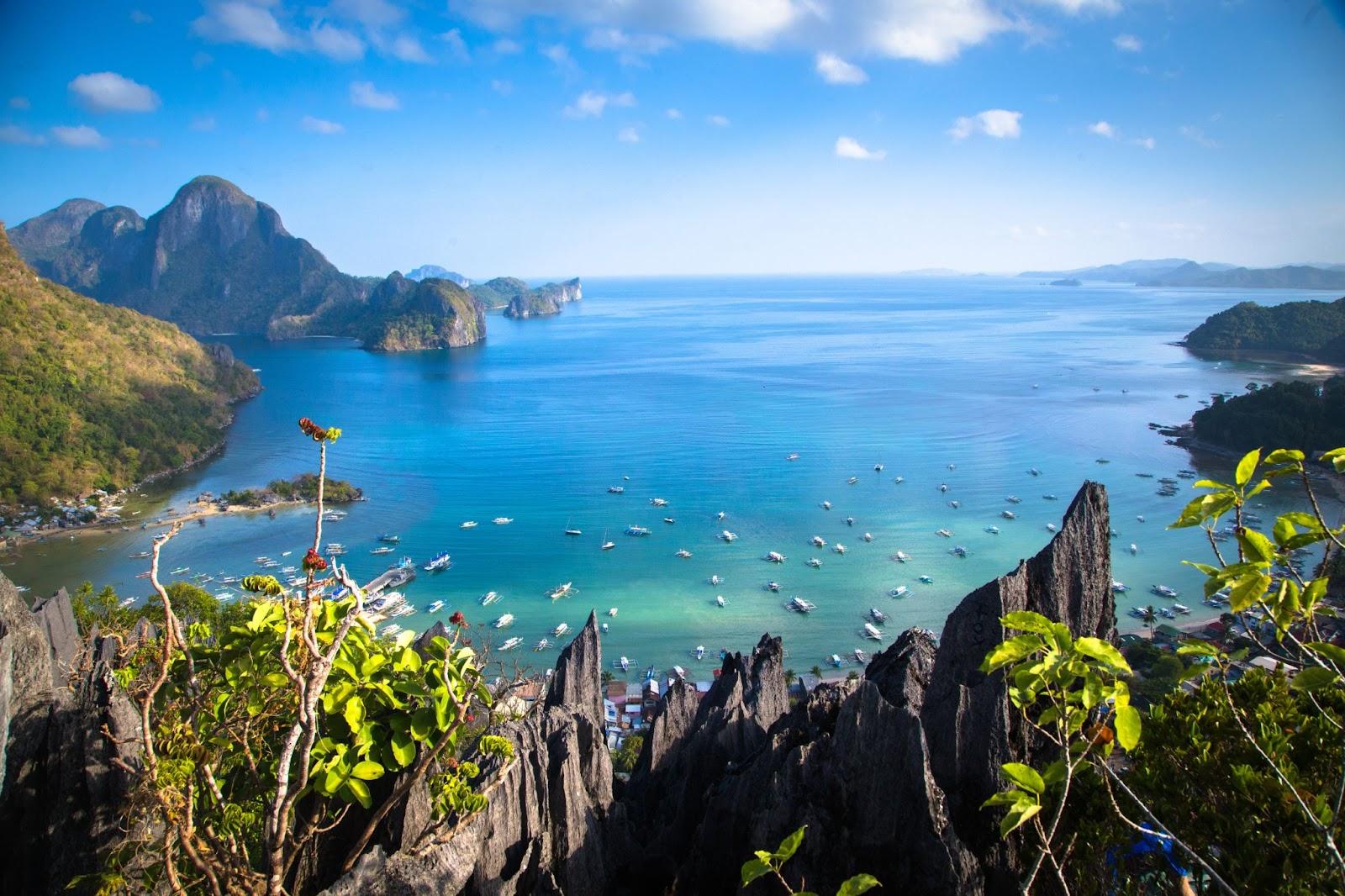 The beautiful bay of El Nido, Phillipines, palawan