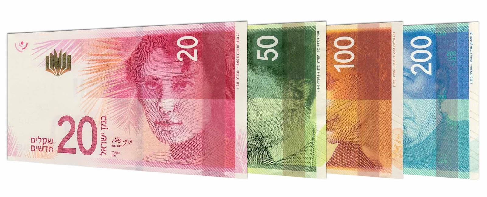 Israeli new shekel banknote series