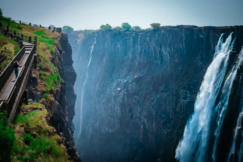 Victoria Falls in Livingstone, Zambia.