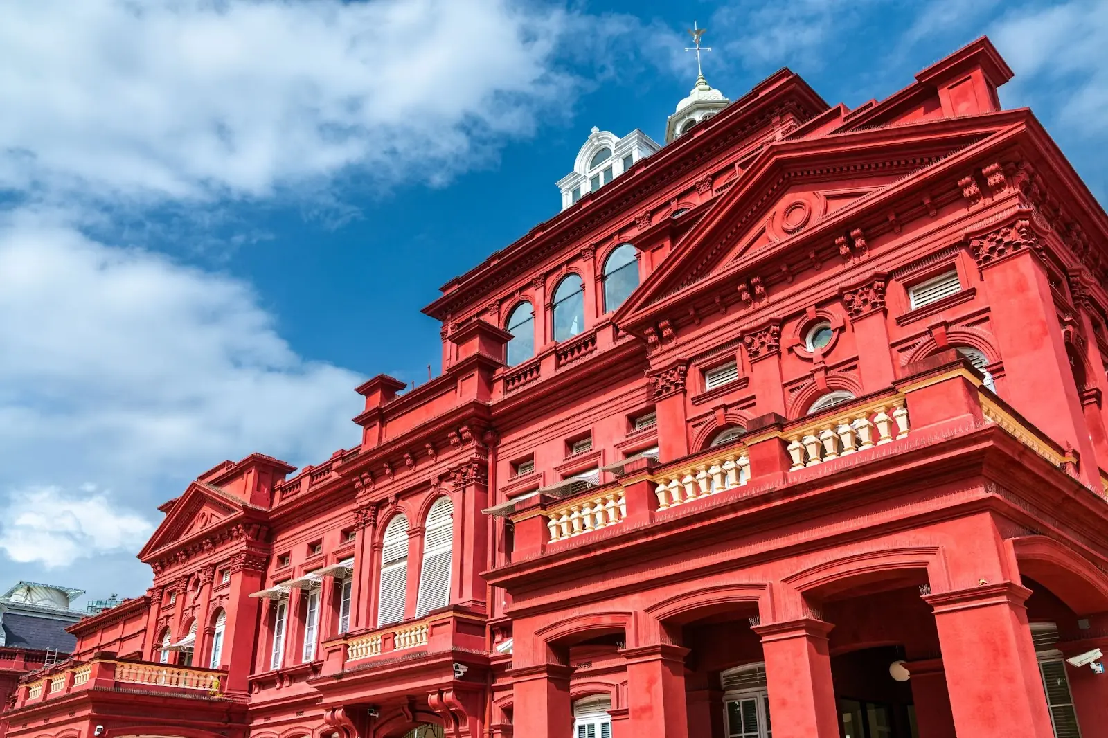 The Red House, the seat of Parliament. A period building and a piece of history