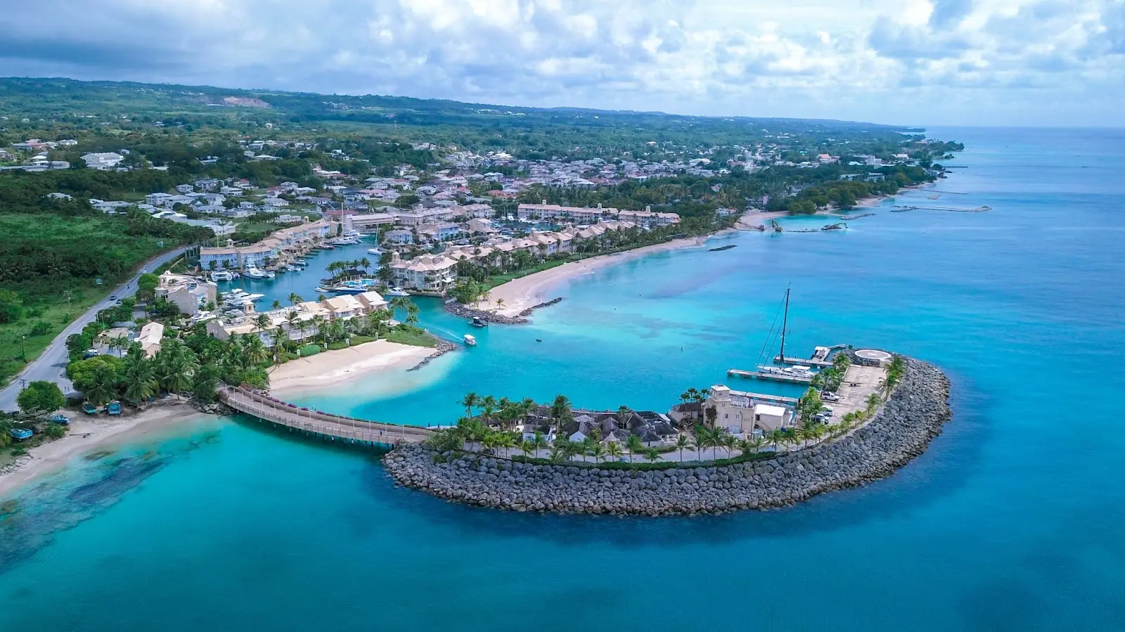 Luxury Places on the Coastline of Barbados Island, Caribbean Paradise