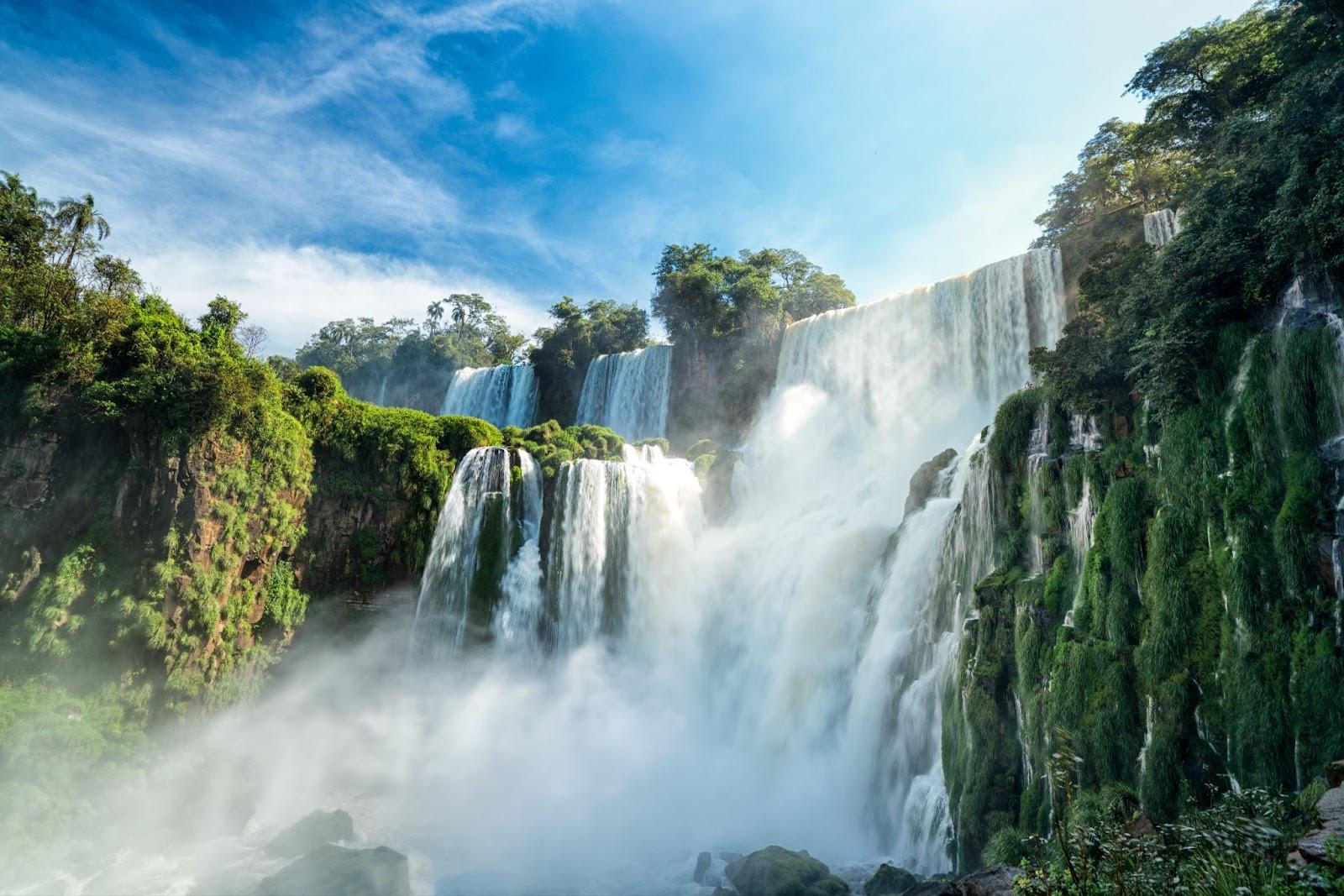 Iguazu falls trip paid for with British pounds converted to ARS