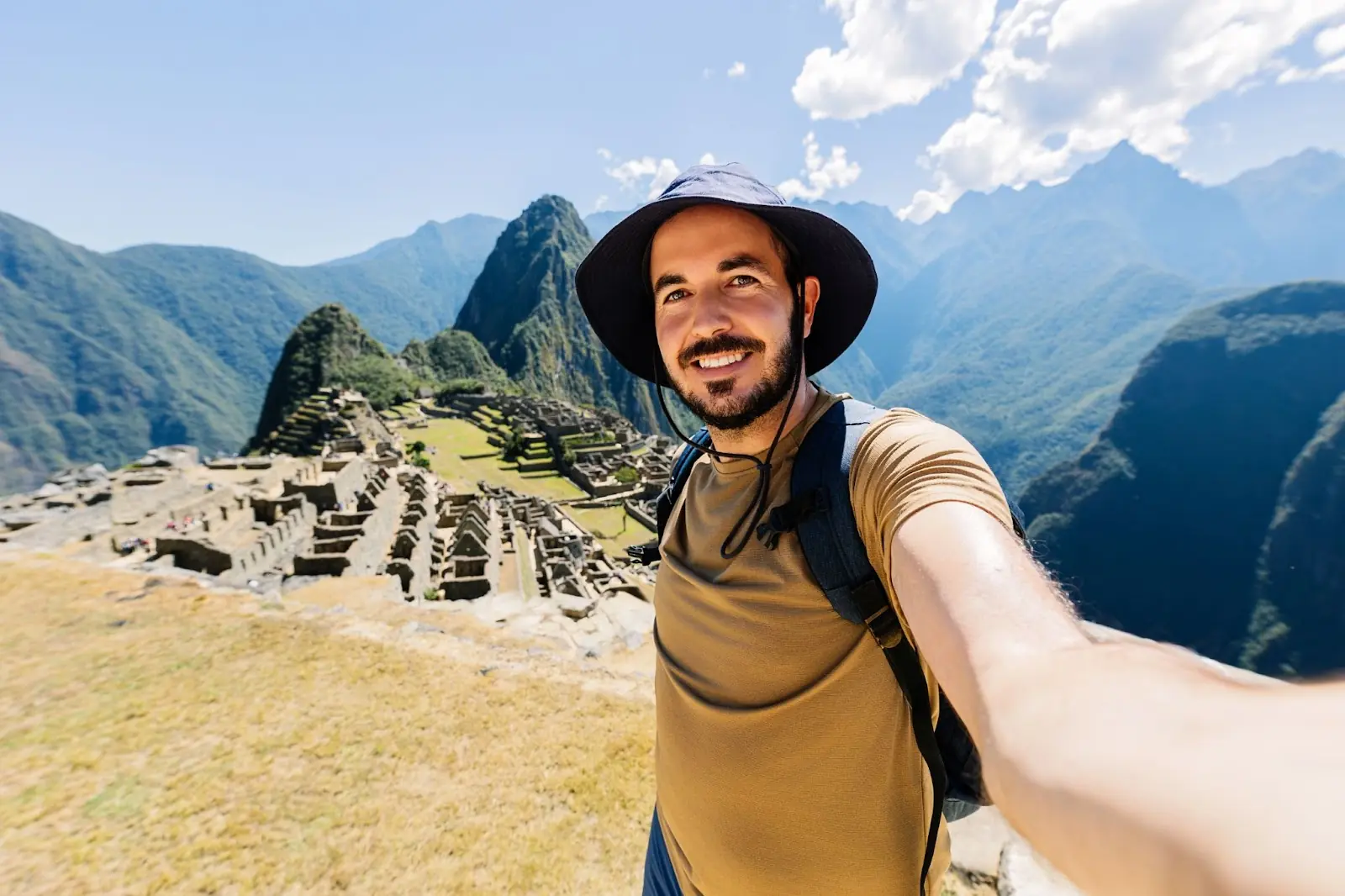 Selfie at Machu pichu