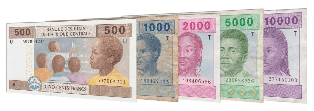Central CFA banknotes