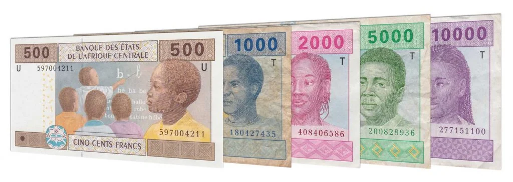 Central CFA banknotes