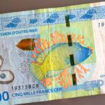 5000 CFP franc note
