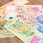 Peso banknotes on a table