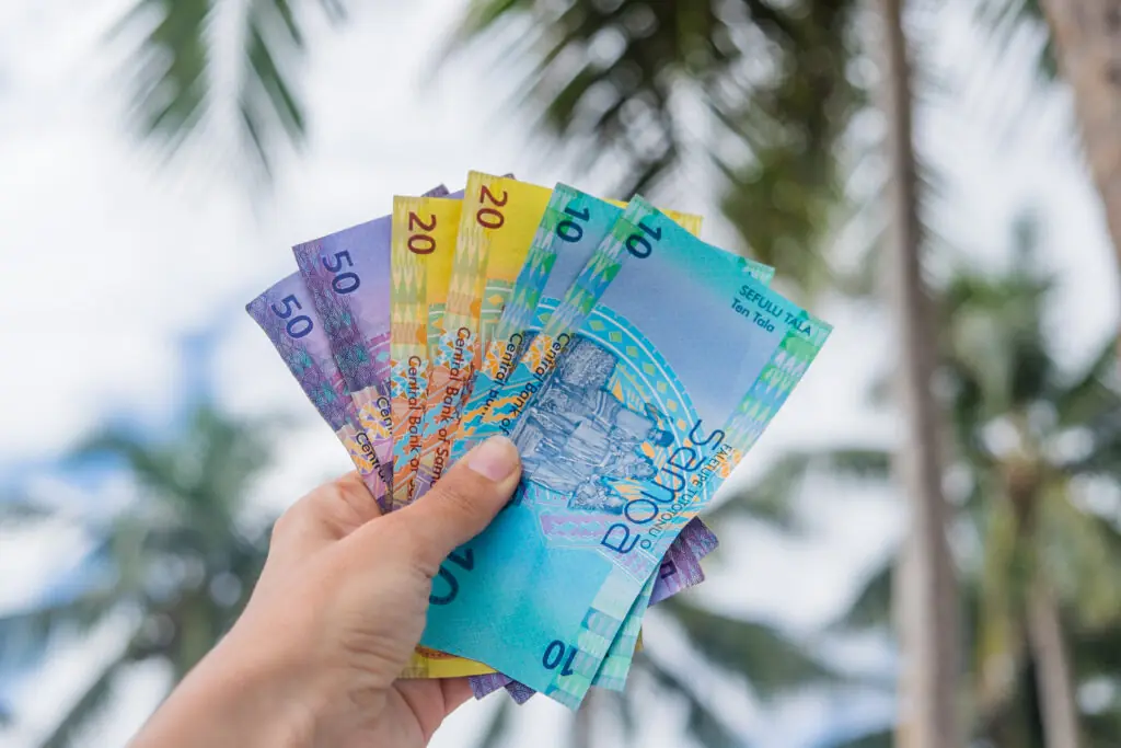 Samoan Tala currency (WST)