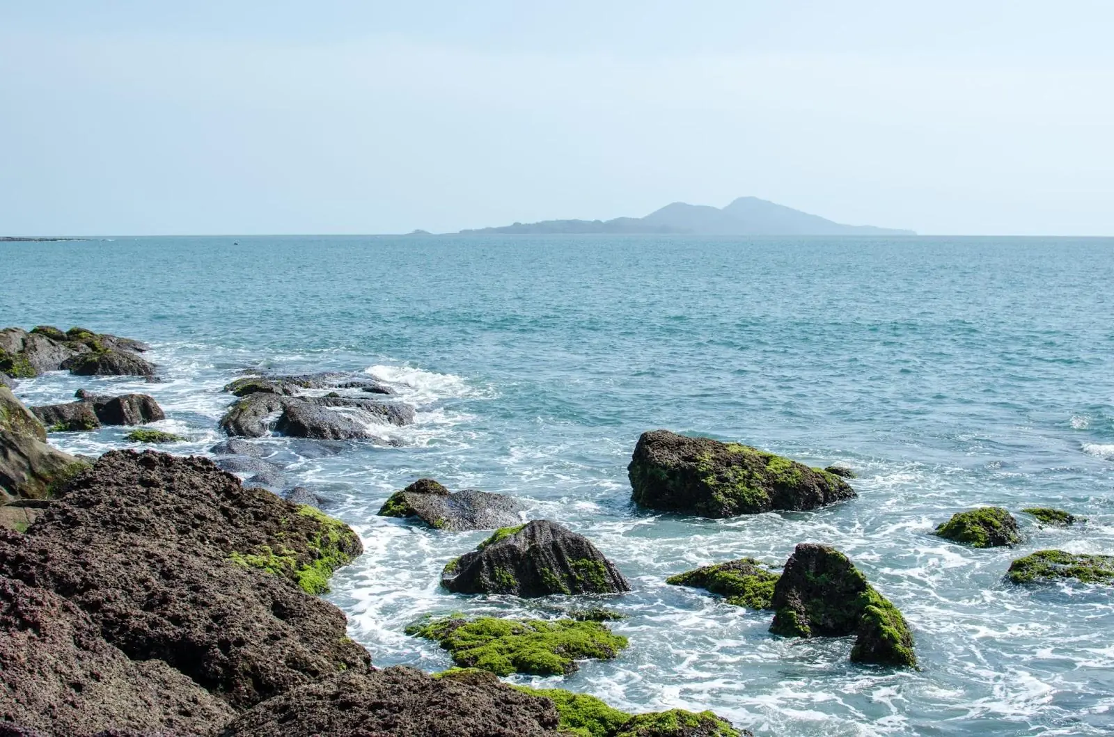 Banana Islands in Sierra Leone pictured from a distance