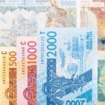 West African CFA money - franc a business background